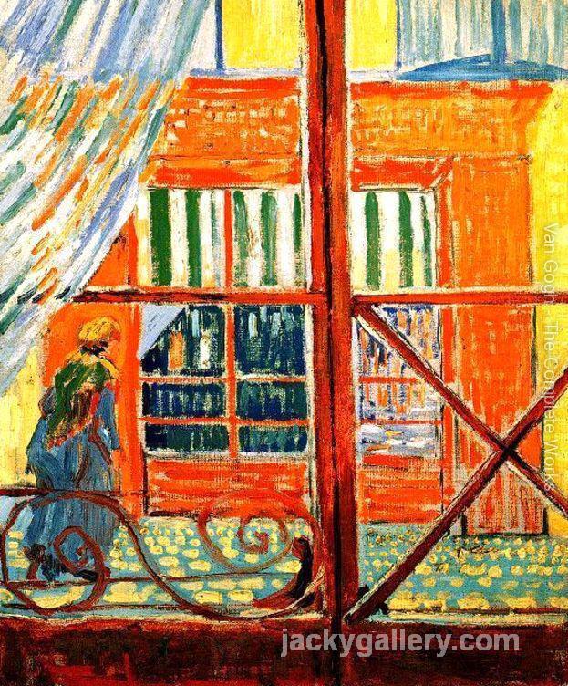 A Pork-Butchers Shop Seen from a Window, Van Gogh painting